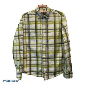 Paul Smith | Lime and Black Plaid Shirt